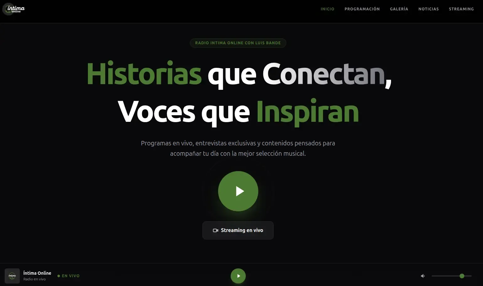 Intima Online - Online Radio